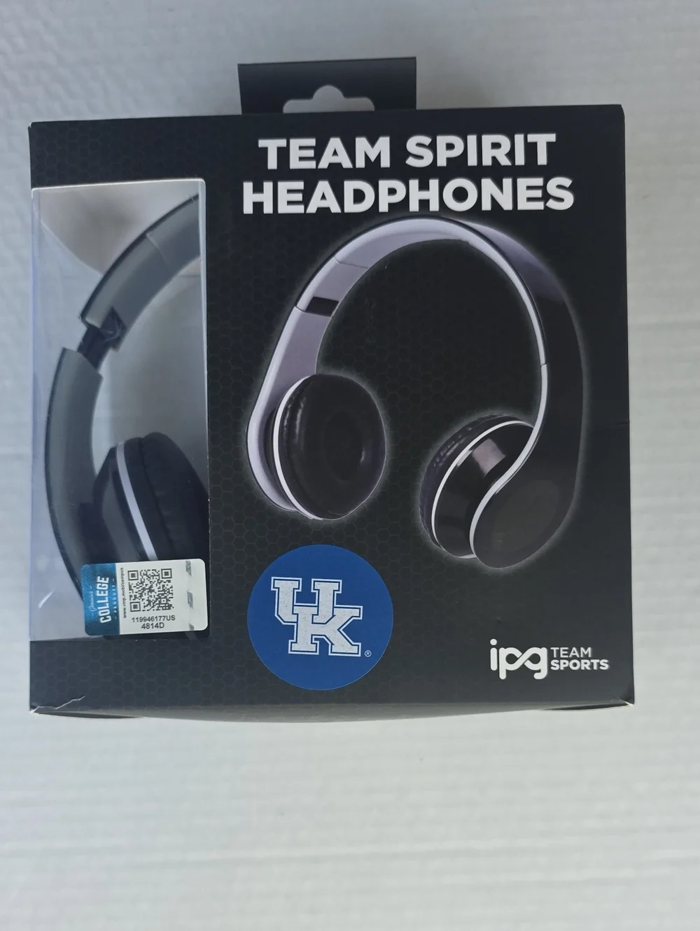 University of Kentucky Team Spirit Headphones - Black/Blue